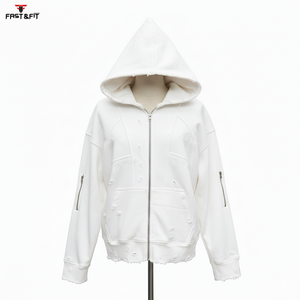 Wholesale Cotton Pullover Custom Logo Drop Shoulder High Quality hoodies men men's hoodies Fashion Men Hoodies in Low Price - Product Image 3