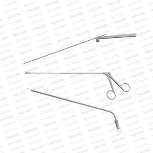 Juego de Pinzas Laringeales Indirectas – 360 °   Cabezal Giratorio Manual – Instrumentos Quirúrgicos Reutilizables de Acero Inoxidable para Cirugía de Cuerdas Vocales del Laringe - Product Image 4