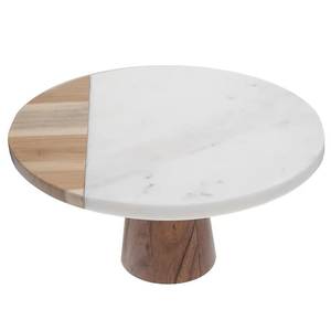 Support à gâteau rond en pierre avec design réutilisable pour desserts et pâtisseries - Product Image 3