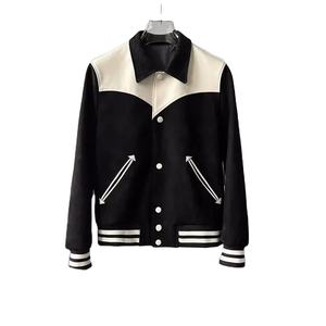 Última chaqueta de cuero genuino para motocicleta Negro Biker Moto Casual Último diseño Chaqueta de bicicleta de piel de oveja para hombres en venta al por mayor - Product Image 1