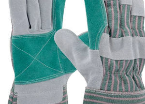 Guantes de Seguridad Reforzados Emboson de Doble Palma de Cuero Vacuno, Resistentes al Desgarro, Personalizables, para Construcción, de Alta Resistencia, ¡Gran Oferta! - Product Image 2