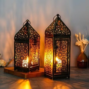 Adorno de Ramadán con Forma de Círculo Sagrado – Elegante Decoración Lunar para Reuniones Festivas Cálidas - Product Image 5