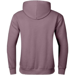 Sweat-shirt à capuche rouge pour homme, coupe classique, couleur unie, pull décontracté en tricot avec poche avant, vêtement d'automne - Product Image 3