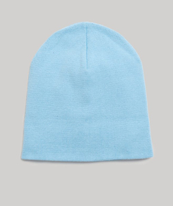 Gorro de Invierno Cálido 100% Algodón, con Logotipo Personalizado Bordado, Color Sólido, Gorro de Punto Curvo de 5 Paneles, Estilo Étnico - Product Image 2