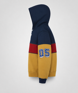 Sweat-shirt à capuche en flanelle respirante True Honor pour homme, coupe classique, manches classiques, style décontracté d'hiver, tricoté 350g - Product Image 3