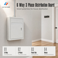 Boîtier de distribution intelligent professionnel 6 voies triphasé pour maison à prix avantageux