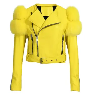 Chaqueta de Cuero de Moda para Hombre, Chaqueta de Cuero de Alta Calidad, Chaqueta de Cuero con Logotipo Personalizado - Product Image 3