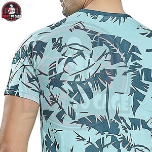 Printed Latest Design Men Fashion T-Shirts Highest Quality 220 Grams Woven Sublimation T-Shirts Breathable Eco-Friendly for Sale - Product Image 3