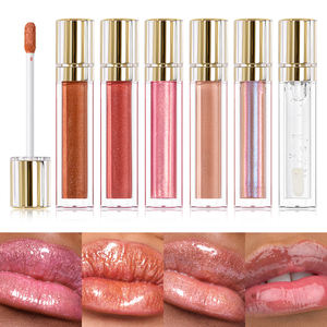 Waterproof Hydrating Shimmer Liquid Lipstick Non Sticky Vegan Formula High Shine Pearl <b>Lip</b> Gloss - Product Image 3