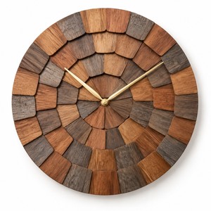 Reloj de Pared Artesanal de Madera de Alerce y Ciprés - Movimiento de Cuarzo Silencioso - Venta al Por Mayor - Product Image 1