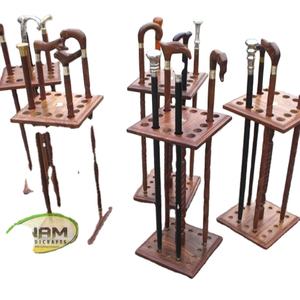 Searock — bâton de marche et parapluie, modèle ancien de styliste en bois sheesjambon - Product Image 1