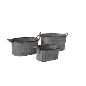 Nouvelle Arrivée : Jardinière Galvanisée Style Français Vintage, Effet Rouillé, Taille, Forme et Couleur Personnalisables, Idéale pour l'Aménagement de Jardins - Product Image 2