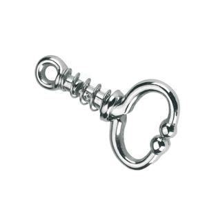 Soporte manual de acero inoxidable para correa de ganado con resorte en espiral, instrumento quirúrgico veterinario de alta calidad - Product Image 4