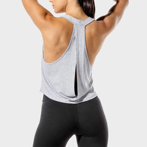 Custom Women's Tank <b>Top</b> High Quality Casual Solid Pattern Latest Design Custom Front Breathable <b>Plus</b> <b>Size</b> Summer Gym Use - Product Image 5