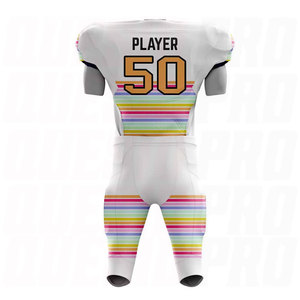 Jersey de Fútbol Americano de Alta Demanda a Precio de Mayoreo, Transpirable, Antibacterial, Diseño Personalizado, Uniforme de Fútbol Americano al por Mayor - Product Image 3