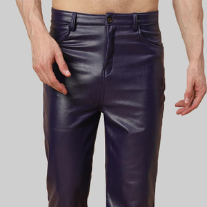 Best Price With Real 100% Genuine <b>Men</b> <b>Leather</b> <b>Pants</b> Top Quality <b>Leather</b> <b>Men's</b> <b>Pant</b> Black Color <b>Leather</b> <b>Pants</b> - Product Image 6