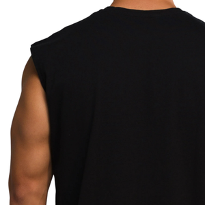 Débardeur noir graphique pour homme, sans manches, pour la gym, la musculation, le fitness, vente en gros OEM - Product Image 6