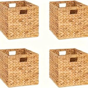 Eco Friendly Rattan Storage <b>Basket</b> Handmade <b>Wicker</b> <b>Basket</b> for Home Decor and Organization - Product Image 1