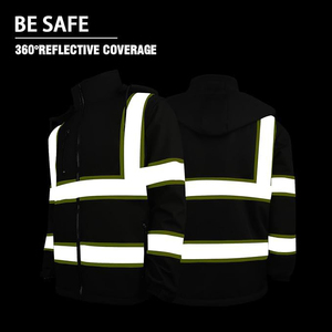 Chaqueta de Seguridad de Alta Visibilidad, Ropa de Trabajo de Invierno, Forro Reflectante, Protección Térmica Impermeable, Abrigo de Seguridad Ligero - Product Image 4