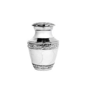 Direct from Factory Handcrafted Aluminum Cremation <b>Urns</b> for Human Ashes Budget-Friendly Adult Ash <b>Urns</b> Indian Funeral Supplies - Product Image 2