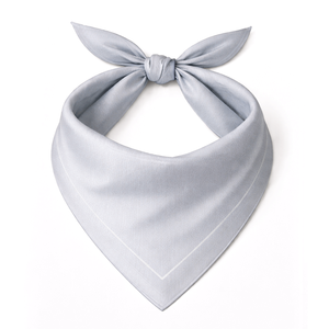 Foulard bandana décontracté en coton et soie, accessoire de cou léger, imprimé cachemire ou uni, style mode estival - Product Image 3