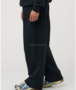 New Men' Active Wear Trousers Sports <b>Pants</b> 3D Puff Print Fleece Sweatsuits Men Sweatpants Stacked Sweat <b>Pant</b> - Product Image 2