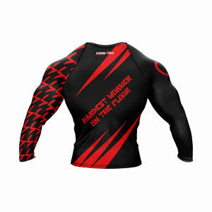 2026 Sublimation Printed Quick Dry Men Rash Guard in Custom Logo MMA Training Rash Guard NO GI Grappling Jiu Jitsu BJJ Rashguard - Product Image 2