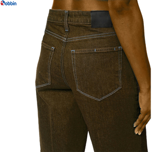 BOBBIN INDUSTRIES Shorts de Mezclilla para Mujer, Verano, Casuales, Alta Calidad, Cómodos, Color Personalizado, Transpirables, Bolsillos con Botones, Estilo Vintage - Product Image 4