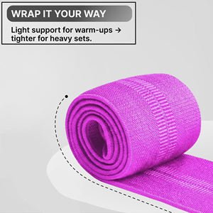 Accessoires de gym : Bandes de compression élastiques pour le coude et le genou, protection pour l'entraînement, la musculation et le powerlifting - Product Image 5