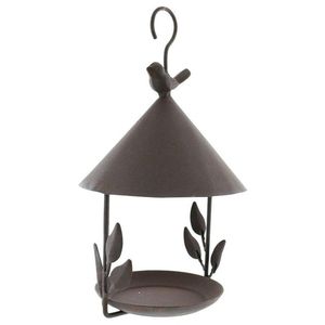 Bain d'oiseaux décoratif de luxe en métal très demandé, avec mangeoire intégrée, suspendu, résistant aux intempéries et à la rouille, idéal pour la maison et le jardin - Product Image 1