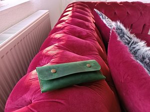 Cartera de cuero para pedidos al por mayor, tipo sobre largo, monedero, bolso de mano, elegante, tarjetero para efectivo, proveedor - Product Image 3
