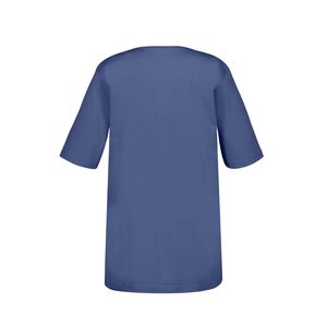 Camiseta de algodón suave para mujer, talla grande, cuello en V, holgada, informal, OEM ODM, venta al por mayor - Product Image 5