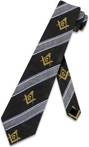 Corbata Masónica de Seda de Lujo Ecológica de Nuevo Diseño, Logotipo Personalizado, Calidad Premium, Unisex, Color y Talla Personalizables - Product Image 4