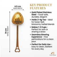 Infuseur à thé en acier inoxydable avec filtre en maille pour cuillère, ensemble pour thé en vrac, latte art, matcha, réutilisable, pour la cuisine