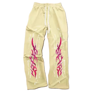 Pantalon de survêtement respirant et décontracté pour hommes, conception OEM, tailles plus, couleurs unies, personnalisable - Product Image 5