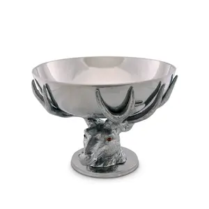 Bol décoratif en céramique écologique et élégant, style contemporain, pour l'intérieur moderne, qualité export haut de gamme, finition plaquée pour acheteurs professionnels. - Product Image 2