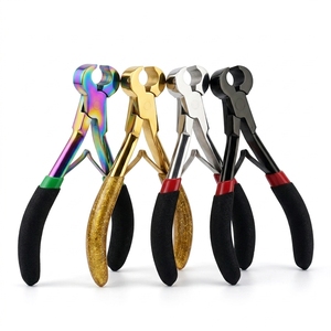 High-Quality Heavy-Duty Hair Extension Fusion Keratin Bond Cutter Hair Bond Remover Stainless Steel Sharp <b>Edge</b> Cutter Easy Used - Product Image 1