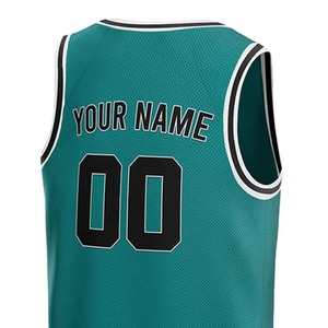 Camisetas de Baloncesto Personalizadas de Alta Calidad, Unisex, Tallas Grandes, Transpirables, Duraderas, con Impresión por Sublimación de Nombre y Número, para Equipos Deportivos - Product Image 2