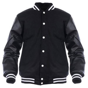 Chaqueta Varsity de Alta Calidad al por Mayor, Nueva Llegada, Chaquetas Casuales de Calle Personalizadas de Alta Calidad con Capucha, 100% Lana, Unisex - Product Image 2