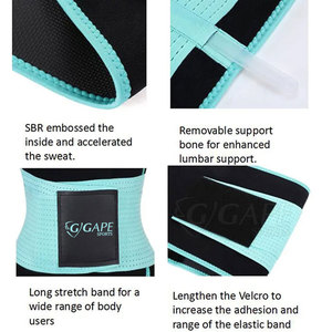 Equipo Esencial para Entrenamiento, Faja Reductora de Cintura de Neopreno Ajustable, con Doble Correa de Compresión para Entrenamiento Diario Activo - Product Image 5
