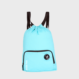 Sac à dos à cordon Arctic Fox pour enfants, vert céladon, polyester durable, doublure en nylon, style sport vintage - Product Image 1
