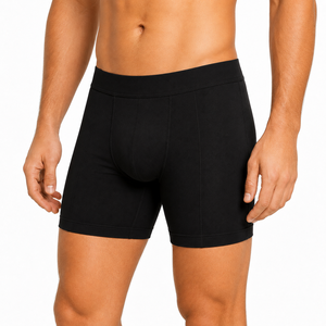 Calzoncillos bóxer de spandex para hombre con estampado por transferencia térmica, transpirables, de tiro medio, de tejido de punto, marca personalizada - Product Image 5
