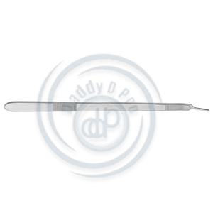 DADDY D PRO CE 250mm (9 3/4 ") Barre Scalpel Poignée 12 Degrés Coudé N ° 3 Réutilisable En Acier Inoxydable Instrument Chirurgical Manuel - Product Image 2