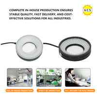 Anneau lumineux pour vision industrielle, luminosité réglable, éclairage annulaire LED industriel pour système d'inspection optique automatisé de PCB et FPC