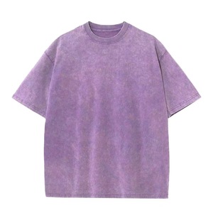 Camiseta Retro OEM 100% Algodón Grueso para Hombre, Talla Grande, Impresión DTG, Logotipo, Lavado Ácido, Estilo Vintage, Personalizada - Product Image 6