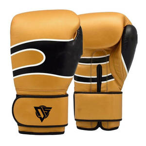 Guantes de boxeo de cuero genuino en venta en línea, guantes de boxeo transpirables personalizados de marca privada - Product Image 1
