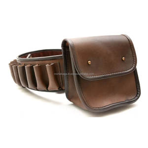 Porte-cartouches de chasse en cuir de vache véritable de haute qualité, durable et élégant, pour les propriétaires d'armes à feu (personnalisable) - Product Image 3