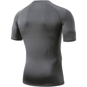 <b>Custom</b> Logo Half Sleeve Rash Guard Quick Dry <b>Compression</b> <b>Shirt</b> Manufacturer Bulk Supply - Product Image 2