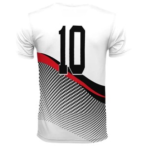 Camiseta de fútbol para hombre de diseño duradero, ropa deportiva transpirable, 100% poliéster, diseño de sublimación personalizado, camiseta de fútbol de manga corta - Product Image 2