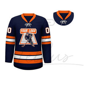 Camiseta de Hockey sobre Hielo Unisex de la Mejor Calidad, Blanca, Deportiva, con Logotipo Personalizado, Sublimada/Bordada, Transpirable y Antibacteriana - Product Image 6